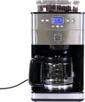 Kenmore Elite Grind and Brew Coffee Maker - Built-In Grinder, Automatic Drip Coffee Machine, 12 Cup Programmable Brewer, Bean Grinder and Ground Coffee Brewer, Coffee Maker and Grinder Combo