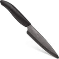 Kyocera Advanced Ceramic Revolution Series 4.5-inch Utility Knife, Black Blade