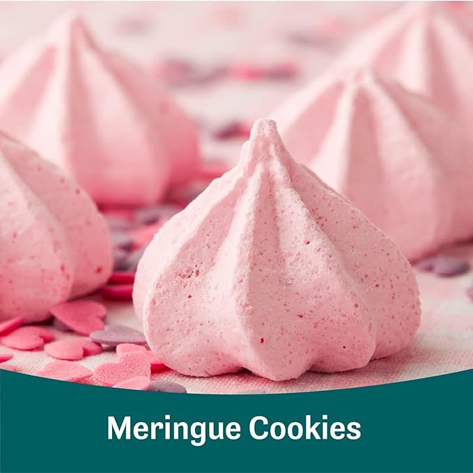 Judee's Gluten Free Complete Strawberry Meringue Powder Mix - Just Add Water - Bake Meringue Cookies & Royal Icing - Cookie Decorating & Frosting Mix - 11.4 Oz