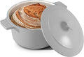 Gotham Steel 5 Qt Dutch Oven Pot with Lid, Nonstick Ceramic 10 in 1 Cooking Pot & Dutch Oven for Bread Baking, Lightweight, Oven & Dishwasher Safe – Gray