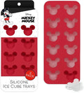 Disney Silicone Ice Cube Tray – 2 Pack Ice Trays for Freezer with Fun Mickey, Minnie & Winnie the Pooh Molds – Flexible BPA-Free Silicone Molds for Ice, Chocolate, and More