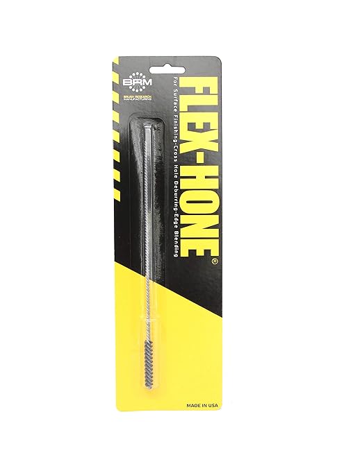 Brush Research BC64M12 FLEX-HONE®, 1/4" (6.4mm) Diameter, 120 Grit, Silicon Carbide, For Mild Steel, Stainless Steel, Cast Iron and Softer Ferrous Materials