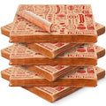 600 Pcs 12 x 12 Inch Deli Wax Paper Sheets Grease Resistant Tray Basket Liners Newsprint Paper Water and Grease Proof Sandwich Wrapping Square Hot Dog Wrappers for Food Baking (Red on Brown)