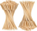 4.7 Inch Bamboo Skewers, 300 PCS Bamboo Paddle Wood Picks, Toothpicks for Appetizers, Cocktail Picks for Drinks, Food Picks, BBQ, Sandwich, Barbecue Snacks.