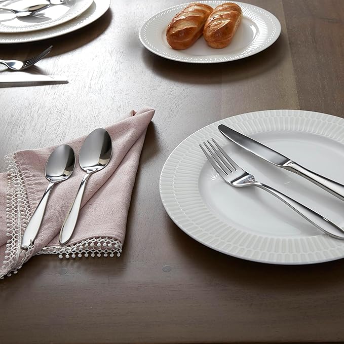 Oneida Mooncrest 20-Piece Flatware Set, Service for 4, Silver
