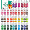 Food Coloring - 36 Color Concentrated Liquid Food Coloring Set - Neon Liquid Food Color Dye for Baking, Decorating, Icing, Cooking, Slime Making Kit and DIY Crafts, 6ml Bottles (0.25 Fl. Oz)