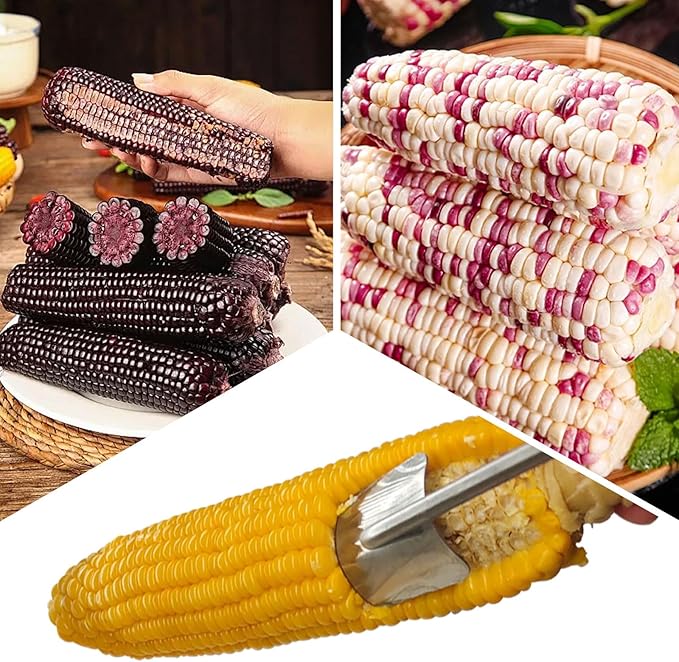 Long Handle Stainless Steel Corn Cob Stripper,Corn Cob Thresher,Corn Peeler,Corn Stripper,Corn Thresher,Corn Kernel Separator,Corn Kernel Scraper,Corn Kernel Cutting Tool,Corn Scraper (Style-A)