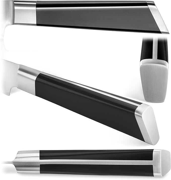 Cangshan Y2 Series Knife Set, 6-Piece German Steel Block, Silver