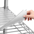 Sterling Shelf Liners Wire Rack Covers: Plastic Shelf Liner Cover for Wire Shelving: Cover Mats for Shelves in Pantry, Closet, and More: 18x36 Inch: Clear, Set of 4