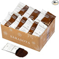 Sarasota Coffee Ground Packets | Gourmet Flavored Medium Roast Bulk Coffee Packs | Salted Caramel | Low Acid Mold Free Singles Individual Pouches for 12 Cups Maker | 2.5 Ounce Bags, 36 Count