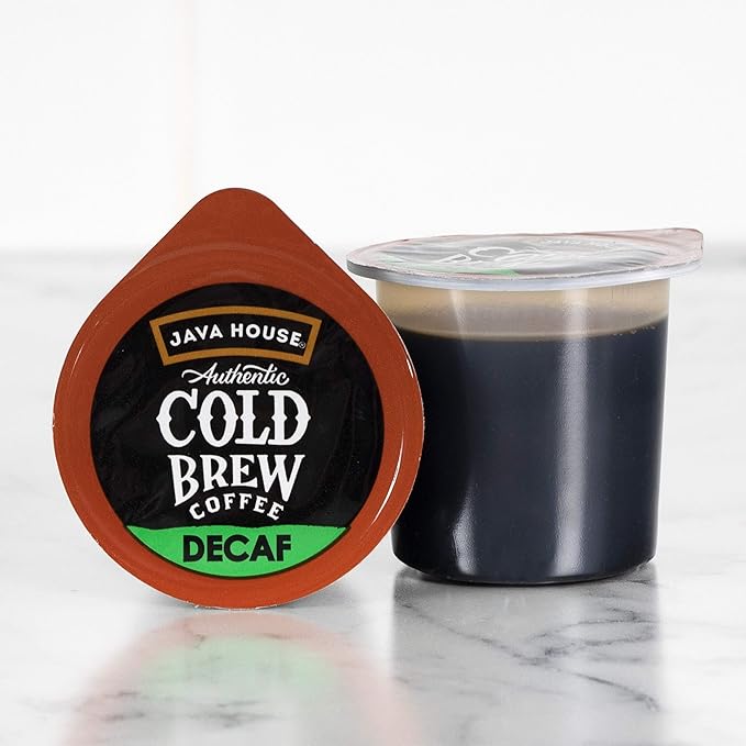 Java House Cold Brew Coffee Concentrate Single Serve Liquid Pods, (6 Count of 1.35 Fl Oz Pods) 8.1 Fl Oz, Pack of 6,Total 36 count