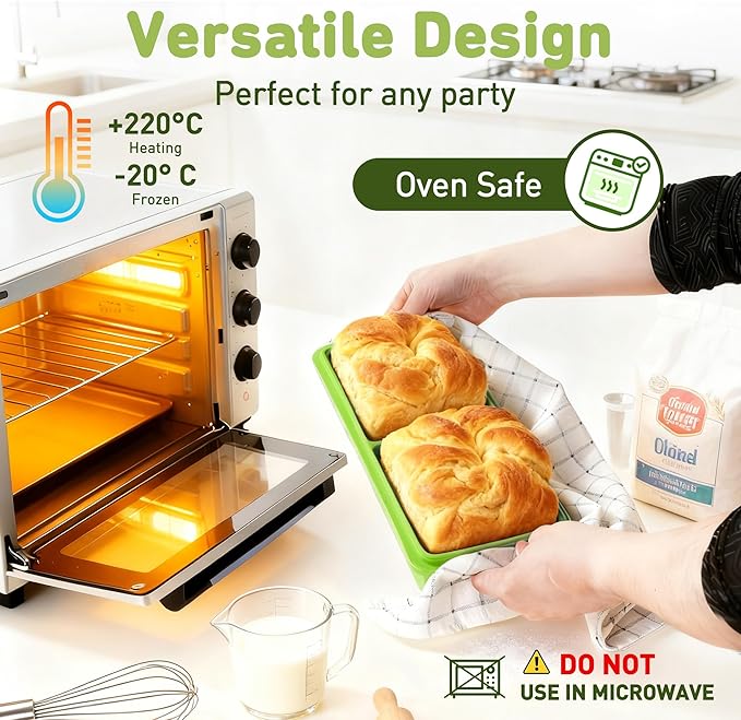 Silicone Freezer Tray with Lid Soup Freezer Container Molds with Steel Reinforced Rim Ice Cube Freezer Molds for Soup, Sauce, Leftovers, Homemade Meal Prep Containers Butter Molds Kitchen Sets