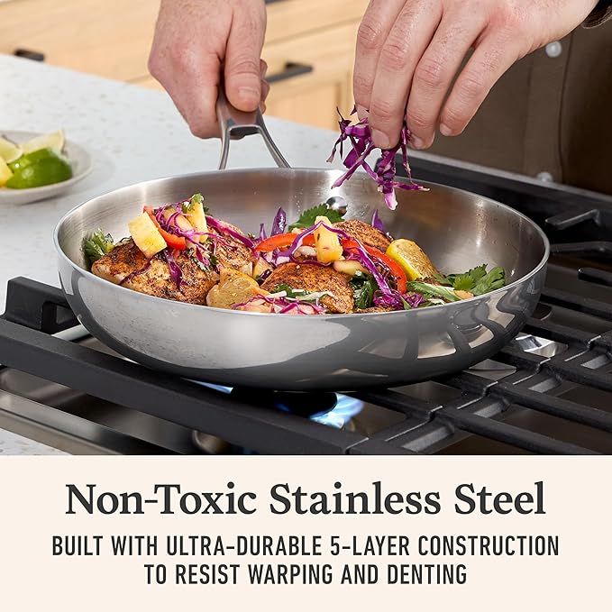 Premier Stainless Steel 10" Fry Pan