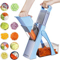 Safer Mandoline Food Slicer, Thickness Adjustable Vegetable Chopper, Onion Slicer Tomato Cutter Dicer, Multifunctional Kitchen Food Fruit Chopper
