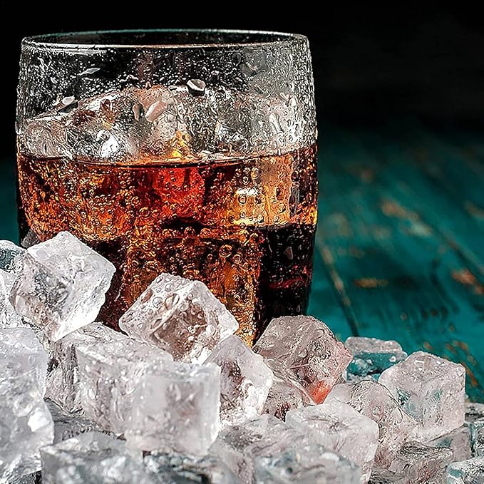 Fake Ice Cubes, 15 mm 100 PCS Artificial Ice Cubes, Acrylic Vase Fillers Crystal Rocks Diamonds,Table Scatter, Party Favor, Wedding Decoration, Photography