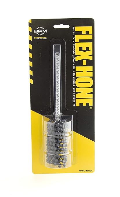 Brush Research BC13812 FLEX-HONE®, 1-3/8" (35mm) Diameter, 120 Grit, Silicon Carbide, For Mild Steel, Stainless Steel, Cast Iron and Softer Ferrous Materials
