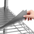 Sterling Shelf Liners for Wire Shelf System: Set of 5 in Graphite: 14 x 30 inch: Plastic Wire Shelving Mats