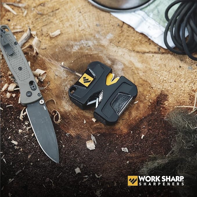 Work Sharp Precision Adjust Set Knife Sharpener value combo gift bundle with a Pivot Knife Sharpener
