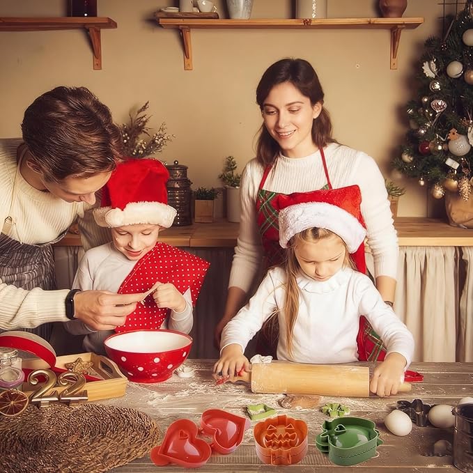 6PCS Mini Hand Pie Molds,Party Potluck Hand Pie Molds for Baking,Fits All Kinds of Festivals and Parties (6PCS-A)