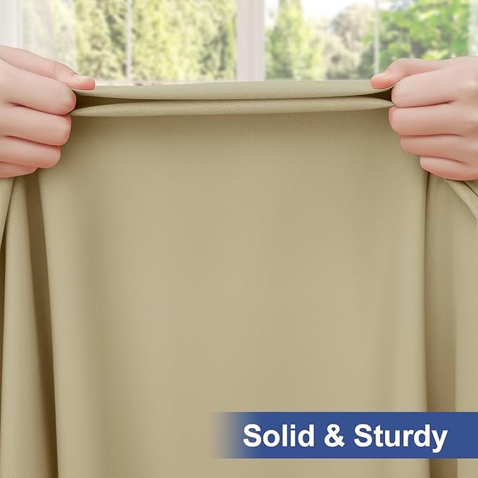 homing Rectangle Table Cloth Cover, Waterproof Polyester Elastic Fitted Tablecloth, Fits for 8 Foot Folding Tables, Washable Table Protector for Picnic, Camping, Outdoor (Taupe, 30" x 96")