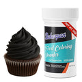 Bakerpan Black Oil-Based Food Coloring Powder - 30 g - Chocolate Food Coloring, Dye-Free Coloring for Candy, Icing, Cakes