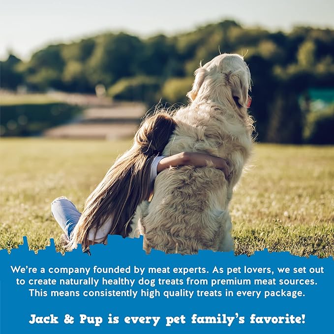 Jack&Pup 6" Bully Sticks Dog Chews | Odor Free Bully Sticks | Single Ingredient, All Natural Pizzle Sticks for Dogs (6oz, 10/12 Sticks)