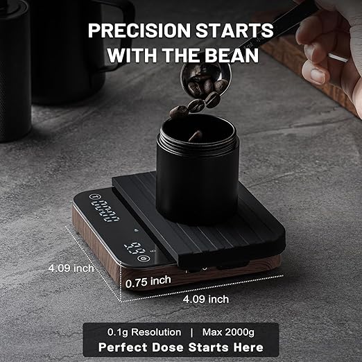 KitchenTour Coffee Scale with Timer (K112-W)