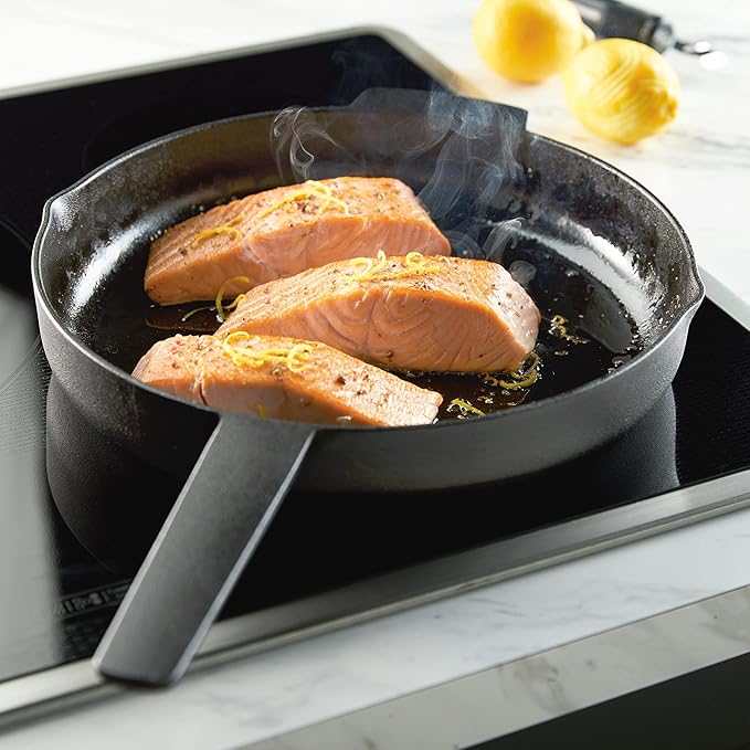 KitchenAid 48395 Seasoned Cast Iron Frying Pan/Skillet, 12 Inch - Black