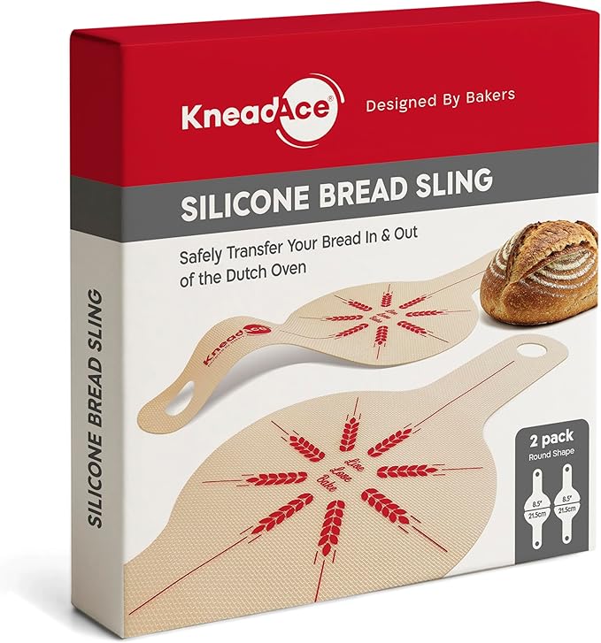 KneadAce Bread Lame & Bread Slings Set Of 2 x Round
