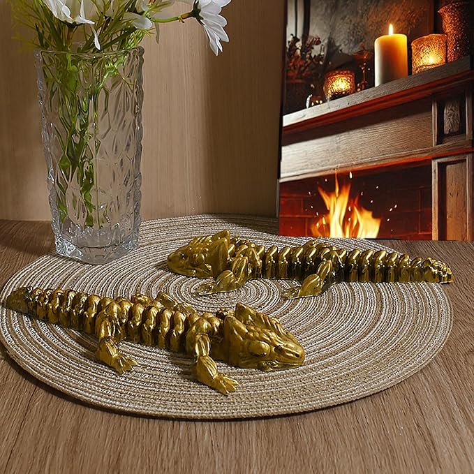 Diamond Dragon Resin Mold - Long Round Dinosaur Animal Casting Mold for Candle Making, Home Decor - 3D Silicone Mold