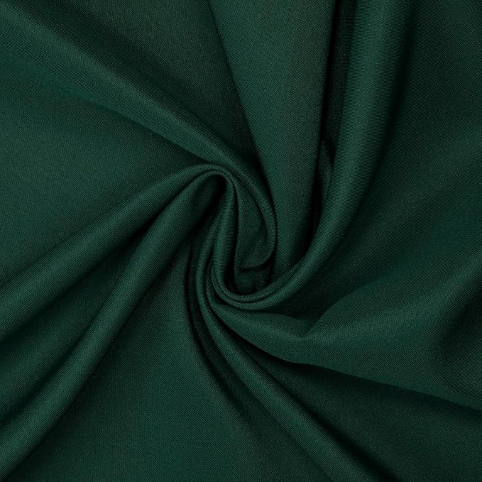 Gee Di Moda Rectangle Tablecloth - 70 x 120 Inch Hunter Green Table Cloth for 6 or 8 Foot Rectangle Table - Heavy Duty Washable Fabric - for Buffet Table, Holiday Party, Dinner, Wedding & Baby Shower