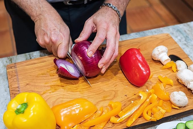 DURA LIVING 2-Piece Premium Kitchen Knife Set - Ultra-Sharp 5" Utility Knife & 3.5" Paring Knife, High Carbon Stainless Steel, Forged for Precision, Multipurpose Cooking Knives with Ergonomic Handles