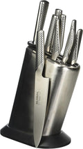 Global 10 piece Knife Block Set - Lightweight Japanese Stainless Steel, Razor-Sharp Edge, Made in Japan (G-2, G-3, G-9, G-38, G-48, GS-3, GS-7, GS-14, GS-38), G-88/101ST
