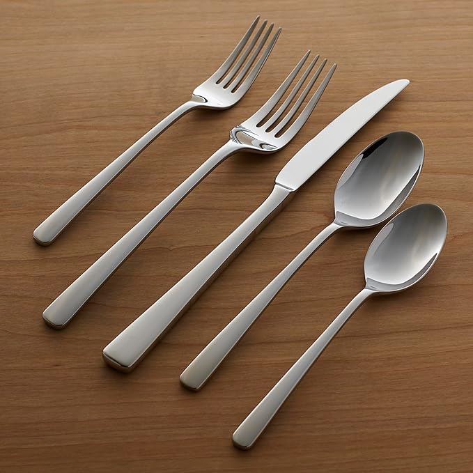 Oneida B1013020Al20 Doublet 20 Piece Everyday Flatware Set, Service For 4