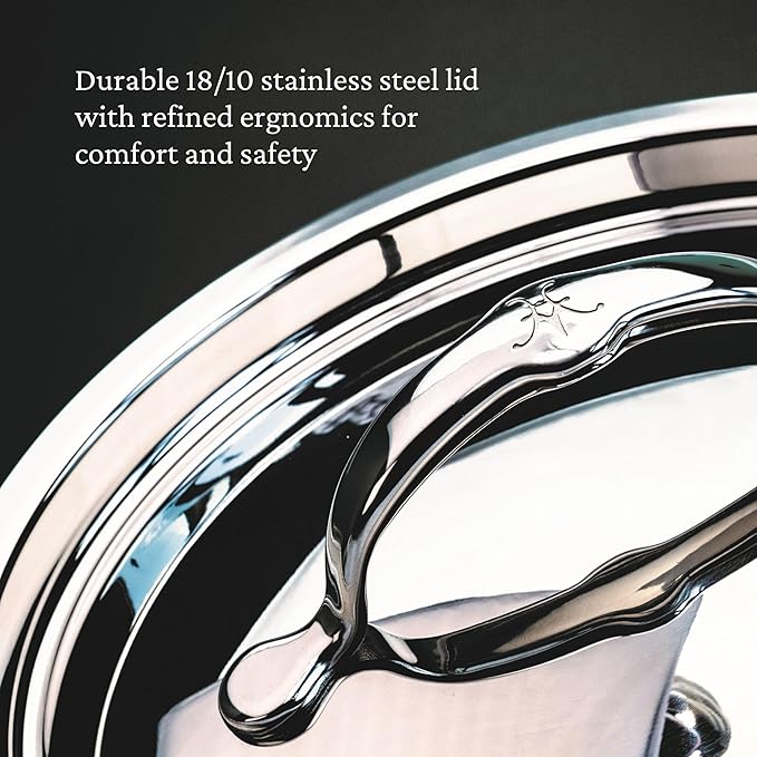 Hestan ProBond Forged TITUM - Professional Clad Stainless Steel, Nonstick, Frying Pan Set (8.5'' & 11''), Induction Compatible, Made without PFOAs
