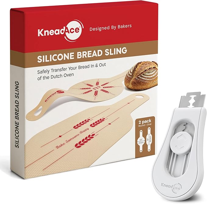 KneadAce Bread Lame & Bread Slings Set Of Oval & Round