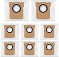 8 Pack Dust Bags Compatible with Dreametch L20 Ultra L10 Ultra L10s Ultra X10 Plus X20 Pro S10 Pro Robot Vacuum, Self-Emptying Base Vacuum Bags Replacement Accessory Parts
