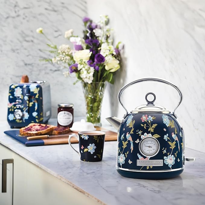 VQ - Laura Ashley 1.7L Dome Kettle - Elveden Navy