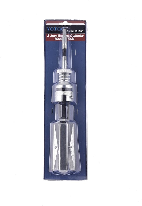YOTOO Engine Cylinder Hone Tool Adjustable Deglazer 2"-7" Diameter 4" Long Stones 220 Grit