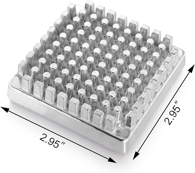 New Star Foodservice 37364 French Fry Cutter Replacement Pushing Plate, 1/4", Metallic