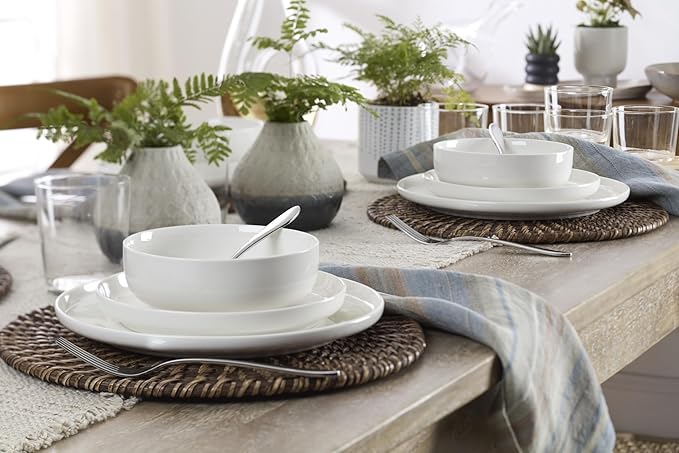 Oneida 895998 Mooncrest Satin 20 Piece Everyday Flatware Set