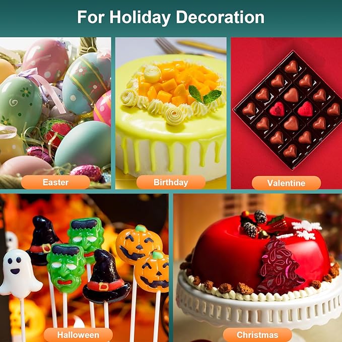 Oil Based Food Coloring, 20ml Chocolate Professional Oil Food Coloring for Easter Cake Decorating, Baking, Candy Melts, Frosting, Easter Eggs