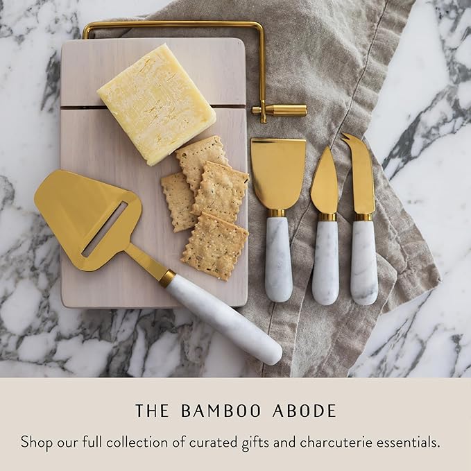 White Marble Cheese Plane/Slicer, Handheld