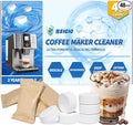 48 Pack Coffee Machine Descaler &Cleaner Tablets-2-Years Supply,Deep Cleans Limescale&Coffee Oils,Universal for Single-Serve Pod,Drip,Espresso Makers,Eliminates Odors&Residue-Free for Keurig Descaling