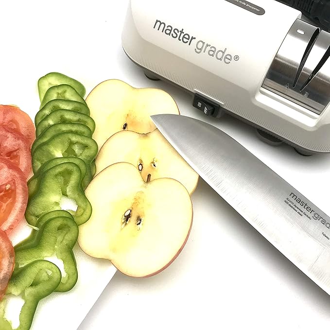 Alpine Electric Knife Sharpener, Knife Sharpeners for Kitchen Knives, Pocket Knife Sharpener