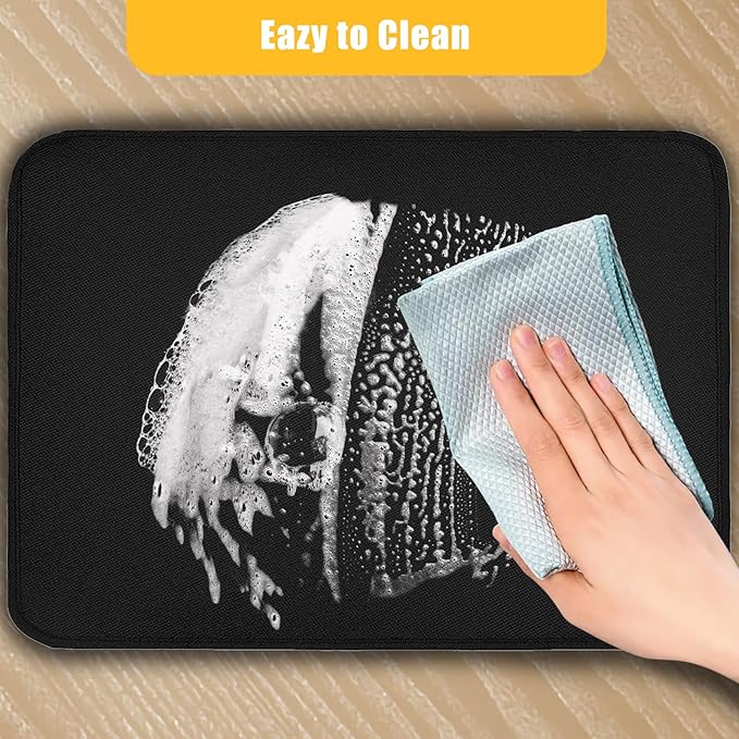 16" x 20" Rectangular Grill Mat, Fire Pit Mat Fireproof Under Grill Mat Oil-Proof Waterproof BBQ Pad for Outdoor Grill Accessories, Heat Resistant Protective Deck and Patio Mat Fire Resistant Pad