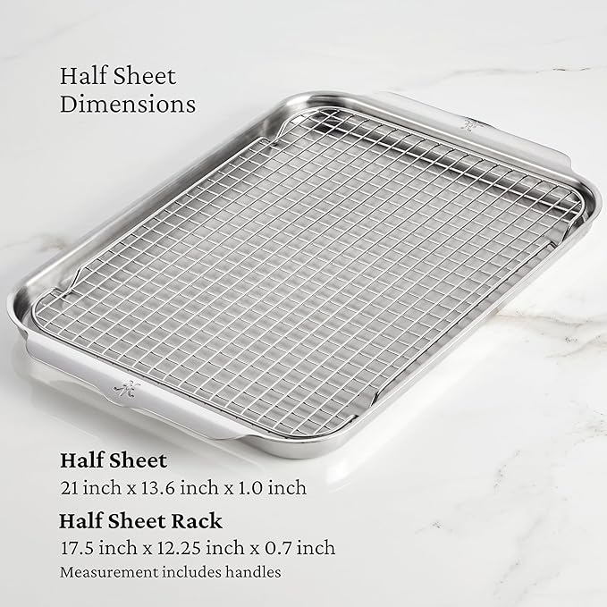 Hestan Provisions OvenBond – 5-Piece Tri-ply Baking Sheet Set