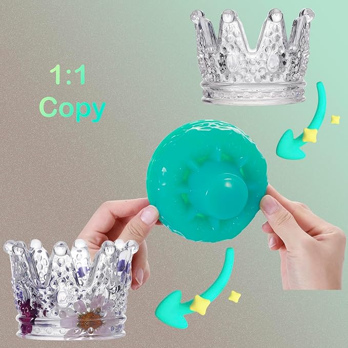 BBDINO Silicone Mold Making Kit, 2.42lb Super Elastic Liquid Silicone for Mold Making, 3h Fast Cure Platinum Mold Making Silicone Rubber for Casting Resin Molds/Silicone Molds/Candle Molds/Soap Molds