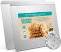 Baker's Secret 2pcs Pure Aluminum Insulated Cookie Sheet Commercial Grade, Baking Tray for Oven 100% Recycled Cookie Sheet Extra Thick - The Natural Collection