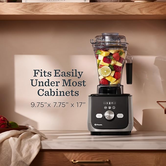 Vitamix Ascent Series X5 Blender with 10 Blending Programs, Self-Cleaning Program, Professional-Grade Blender for Smoothies, Soups and More, Stainless-Steel Blades, 48 Oz Container, Shadow Black